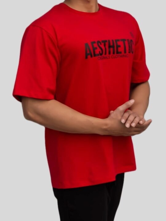 Performance OverSized T-Shirt - Red