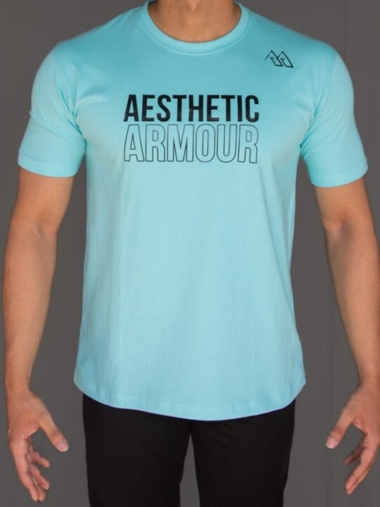 Standard Sports T-shirt- Cyan