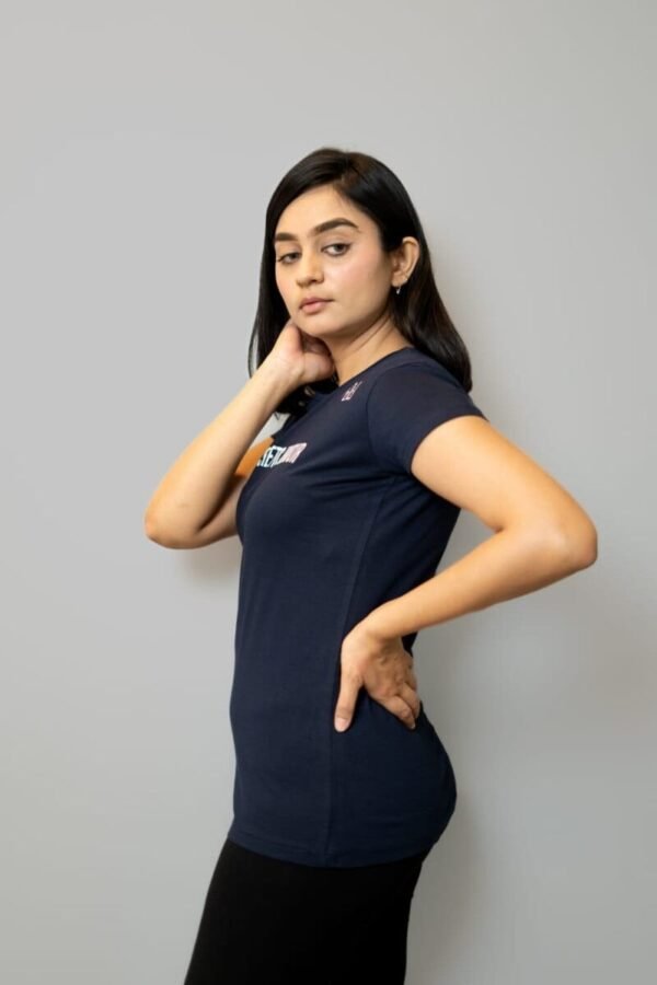 Standard Sports Women T-shirt- Navy Blue