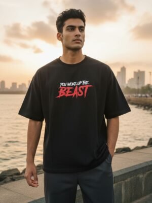 Aesthetic Armour Mens Oversized tshirt for sports and gym
