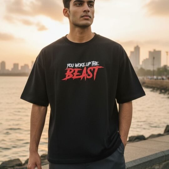 Aesthetic Armour Mens Oversized tshirt for sports and gym