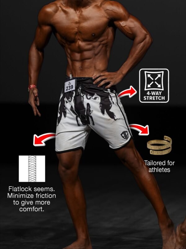 Aesthetic Armour Men's Physique ONYX Board Shorts