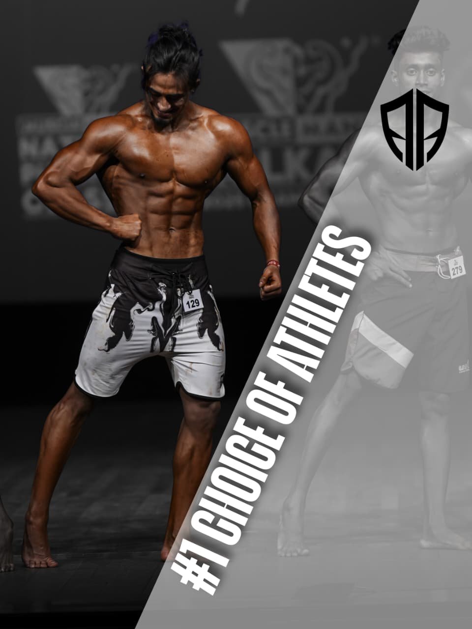 Aesthetic Armour Men's Physique ONYX Board Shorts