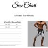 Aesthetic Armour Men's Physique ONYX AZURE Board Shorts