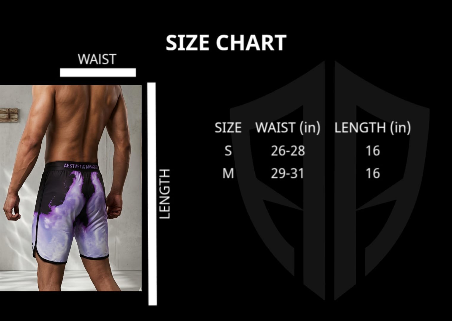 Aesthetic Armour Men's Physique Board Shorts Aesthetic Armour Men's Physique Board Shorts