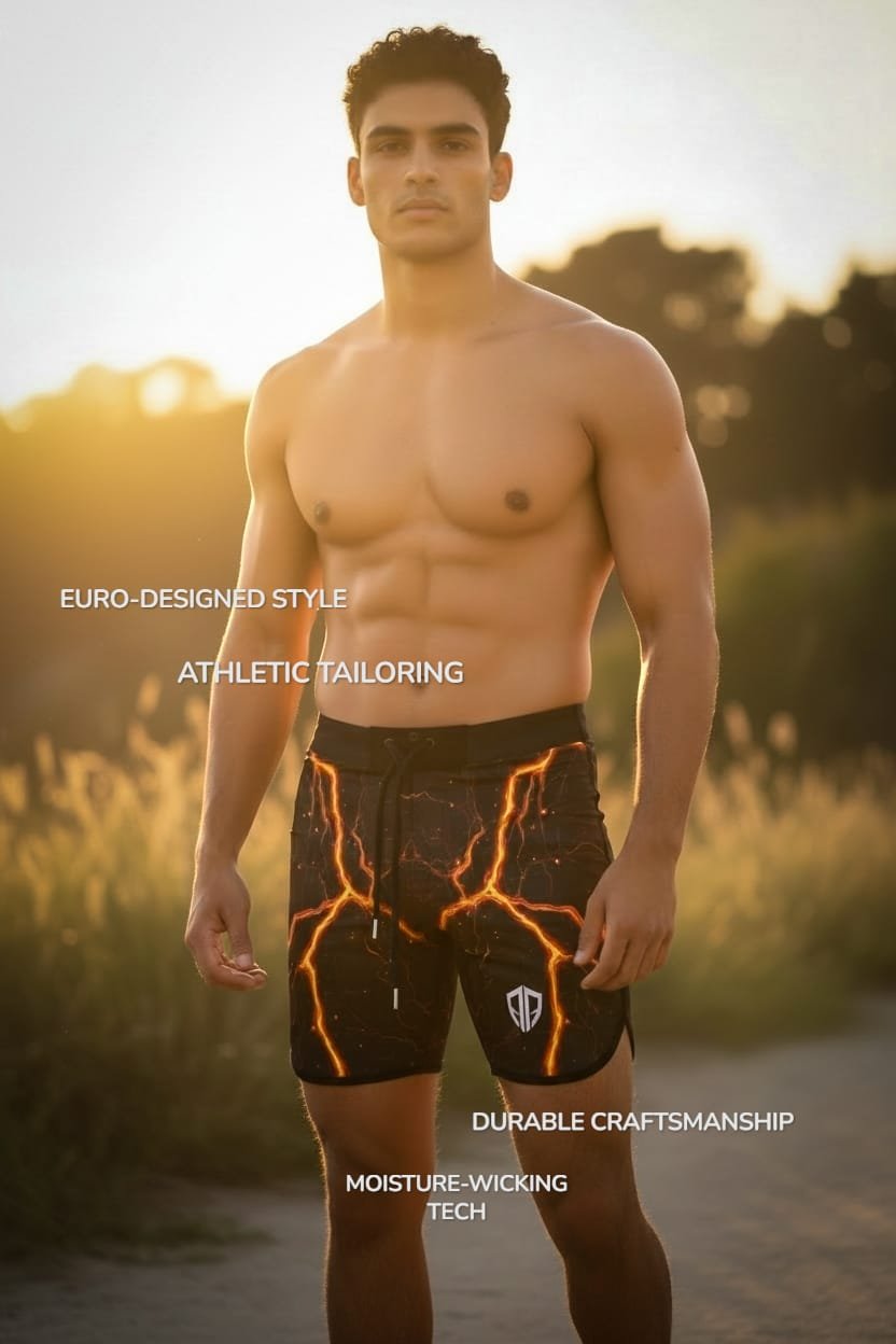 Aesthetic Armour Men's Physique Board Shorts