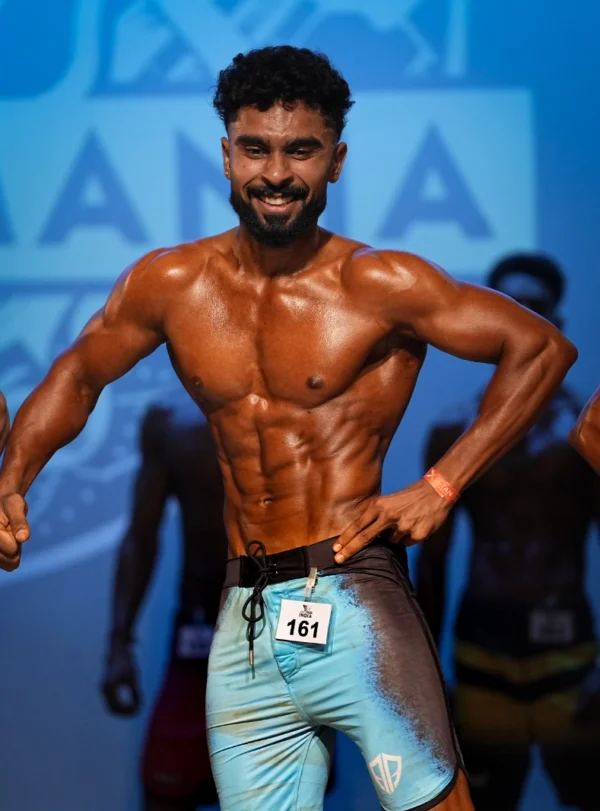 Men's Physique Venom Blue Board Shorts