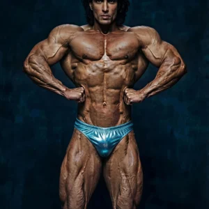 Men's Elite Bodybuilding Trunk - Toxic Teal Men's Elite Bodybuilding Trunk - Toxic Teal