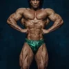 Men's Elite Bodybuilding Trunk - Fallout Green